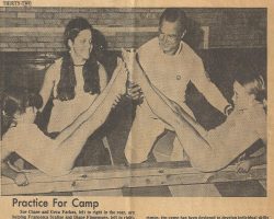 Practice For Camp. July 17, 1973