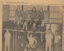 Jamestown Boys Club Gym Team In Junior Olympics.  August 7, 1970.