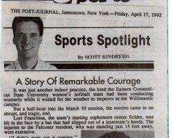 A Story of Remarkable Courage. April 17, 1992.