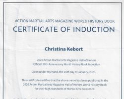 Action Martial Arts Magazine. January 25, 2020.