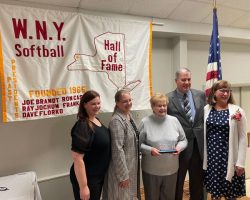 Western New York Softball Hall of Fame  induction ceremony. October 16, 2021.