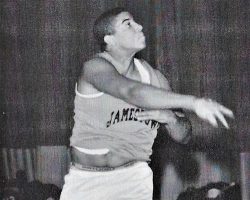 Sheldon Battle. Jamestown High School indoor track team. 2000.