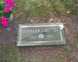 Ben Bishop's gravesite.