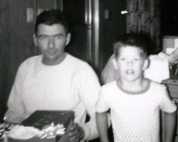 Bill Rexford with his son, Dennis.