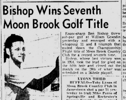 Bishop Wins Seventh Title. September 17, 1956.