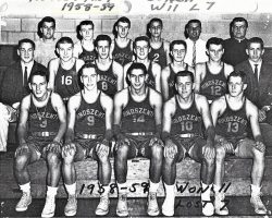 Cardinal Mindszenty High School basketball team, 1958-59. Cardinal Mindszenty High School basketball team, 1958-59.