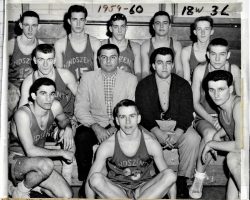 Cardinal Mindszenty High School basketball team, 1959-60. Mindszenty High School basketball team, 1959-60.