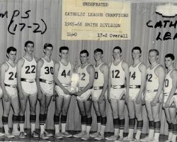 Cardinal Mindszenty High School basketball team, 1965-66. Cardinal Mindszenty High School basketball team, 1965-66.