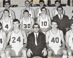 Cardinal Mindszenty High School basketball team, 1967-68. Cardinal Mindszenty High School basketball team, 1967-68.