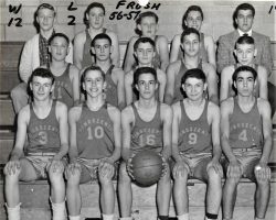 Cardinal Mindszenty High School freshman basketball team, 1956-57. Cardinal Mindszenty High School freshman basketball team, 1956-57.