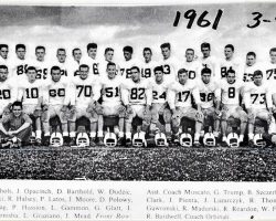 Cardinal Mindszenty High School football team, 1961. Cardinal Mindszenty High School football team, 1961.