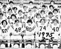 Cardinal Mindszenty High School football team, 1975. Cardinal Mindszenty High School football team, 1975.
