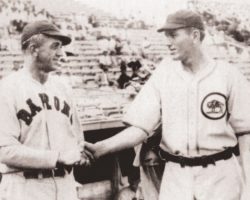 Ray Caldwell vs. Dizzy Dean in Birmingham, September 16, 1931.