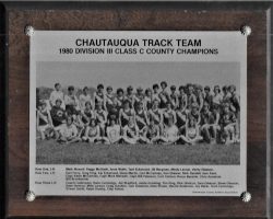 Chautauqua track, 1980. Chautauqua track, 1980.
