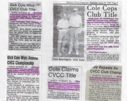 Golf articles. Golf articles.