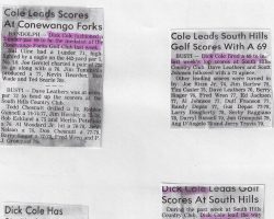 Golf articles. Golf articles.