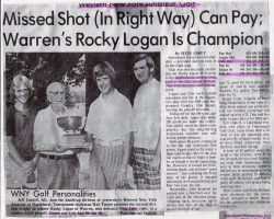 Missed Shot (In Right Way) Can Pay; Warren's Rocky Logan Is Champion. <em>Post-Journal</em> (Jamestown). Missed Shot (In Right Way) Can Pay; Warren's Rocky Logan Is Champion.