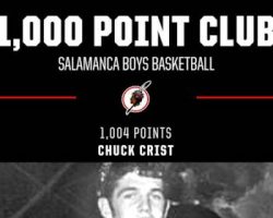 Salamanca's Boys Basketball 1000 Point Club.