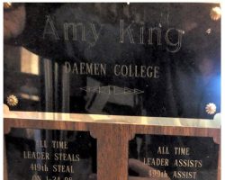 Amy King's collegiate records.