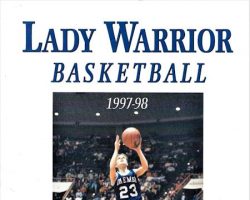Daemen College basketball program cover. 1997-98.