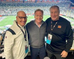 Two guys born in Jamestown, NY (Dan Hoard and Roger Goodell) and Dave Lapham.
September 29, 2022. Two guys born in Jamestown, NY (Dan Hoard and Roger Goodell) and Dave Lapham. September 29, 2022.