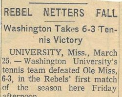 Rebel Netters Fall.