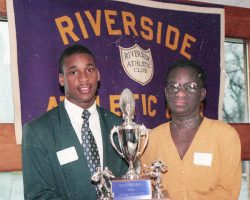 David Hinson with his 1994 Connolly Cup. David Hinson with his 1994 Connolly Cup.