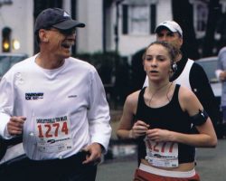 Doc and Whitney 2004 Charlottesville 10 miler