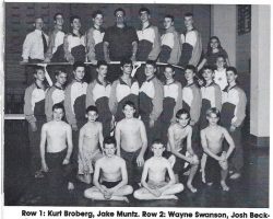 Frewsburg Boys Swimming Team, 1999.