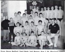 Frewsburg Boys Swimming Team, 2002.