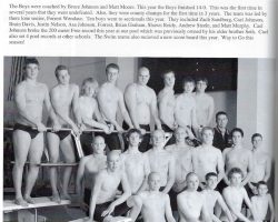 Frewsburg Boys Swimming Team, 2006.