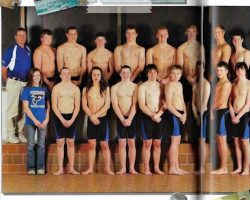 Frewsburg Boys Swimming Team, 2009.