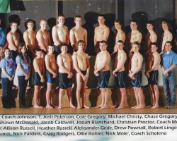 Frewsburg Boys Swimming Team, 2013.