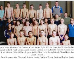 Frewsburg Boys Swimming Team, 2019.