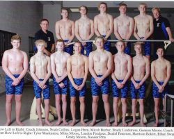 Frewsburg Boys Swimming Team, 2023.