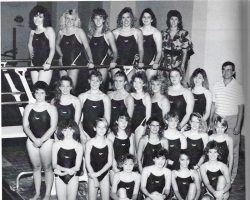 Frewsburg Girls Swimming Team, 1989.