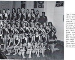 Frewsburg Girls Swimming Team, 1994.