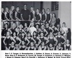Frewsburg Girls Swimming Team, 1998.