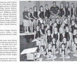 Frewsburg Girls Swimming Team, 2003.