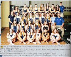 Frewsburg Girls Swimming Team, 2014.