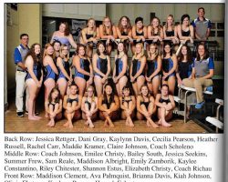 Frewsburg Girls Swimming Team, 2016.