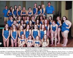Frewsburg Girls Swimming Team, 2019.
