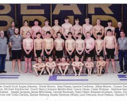 Frewsburg Boys Swimming Team, 2025.