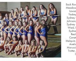 Frewsburg Girls Swimming Team, 2023.