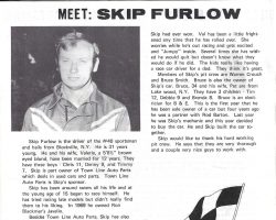 Skip Furlow's biography from 1972 Stateline-Eriez program.
