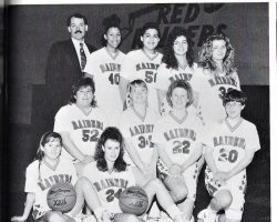 Jamestown High School basketball team, 1992.