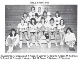 Jefferson Middle School basketball team, 1988-89.