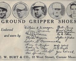 Ground Gripper shoe ad - Bedient endorsed
