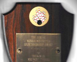 Harry Rissel was presented with the Morrie Mistretta Sportsmanship Award. Harry Rissel was presented with the Morrie Mistretta Sportsmanship Award.