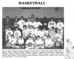 David Hinson, Jefferson Middle School basketball team, 1990-91. David Hinson, Jefferson Middle School basketball team, 1990-91.